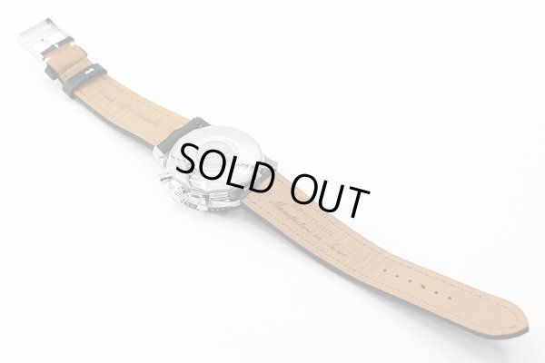 ブライトリング　ナビタイマーワールド　Ａ２４３２２　黒文字盤　革ベルト状態　裏面