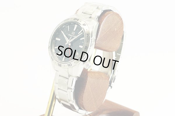 グランドセイコー　ＳＢＧＮ０２９　ＧＭＴ　９Ｆ８６－０ＡＫ０　紺文字盤　サイド