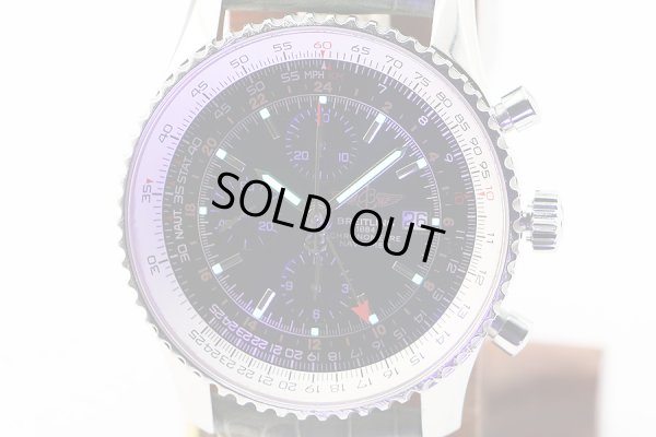 ブライトリング　ナビタイマーワールド　Ａ２４３２２　黒文字盤　ライト