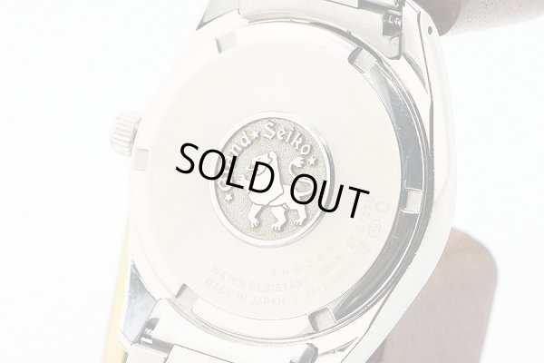 グランドセイコー　ＳＢＧＸ０６３　９Ｆ６２－０ＡＢ０　銀文字盤　裏面拡大