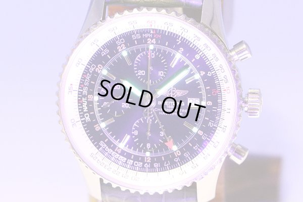 ブライトリング　ナビタイマーワールド　Ａ２４３２２　黒文字盤　ライト