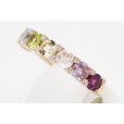 ポンテヴェキオ　K18PG マルチストーンダイアイリリング 0.08ct 4.50g　サイド