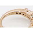 ポンテヴェキオ　K18PG マルチストーンダイアイリリング 0.08ct 4.50g　刻印(2)