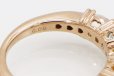 ポンテヴェキオ　K18PG マルチストーンダイアイリリング 0.08ct 4.50g　刻印(2)