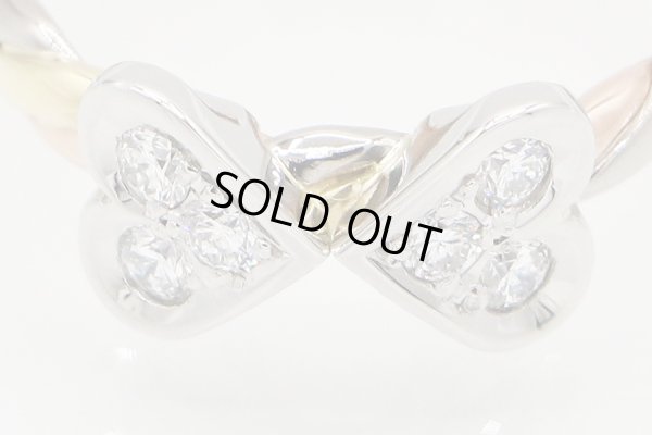 木内 賢治 　PT900/K18/PG ダイアイリリング 0.58ct 5.50g　拡大