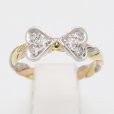 木内 賢治 　PT900/K18/PG ダイアイリリング 0.58ct 5.50g