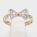 木内 賢治 　PT900/K18/PG ダイアイリリング 0.58ct 5.50g