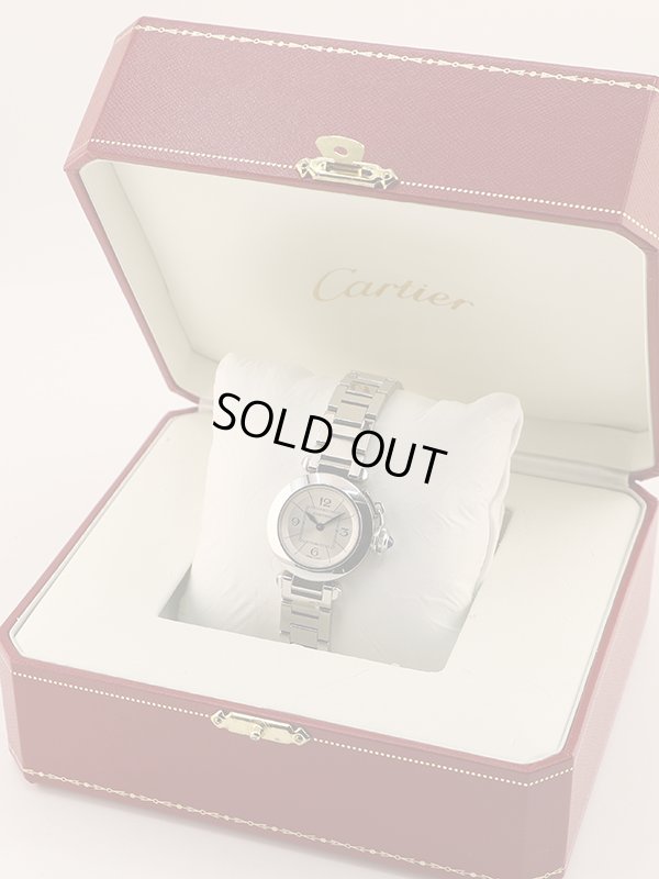 カルティエ　ミスパシャ　２９７３　銀文字盤　箱