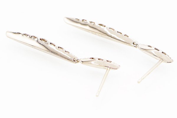 カシケイ　K18BG ネイキッド ダイアイリピアス 1.00ct 3.70g　イメージ(3)