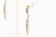 カシケイ　K18BG ネイキッド ダイアイリピアス 1.00ct 3.70g　サイド