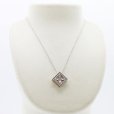 ミキモト　K18WG/PG ダイアイリペンダントネックレス 0.25ct 0.71ct 11.40g　装着イメージ