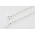 ミキモト　K18WG/PG ダイアイリペンダントネックレス 0.25ct 0.71ct 11.40g　留め具外したイメージ