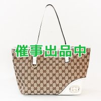 グッチ　トートバック 169946 000926 ベージュ／ホワイト