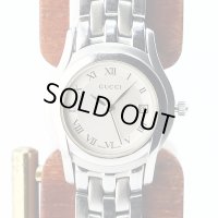 グッチ　５５００Ｌ　Ｇクラス　銀文字盤