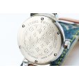 ルイ・ヴィトン　タンブール　Ｑ１２１１　茶文字盤　裏面拡大