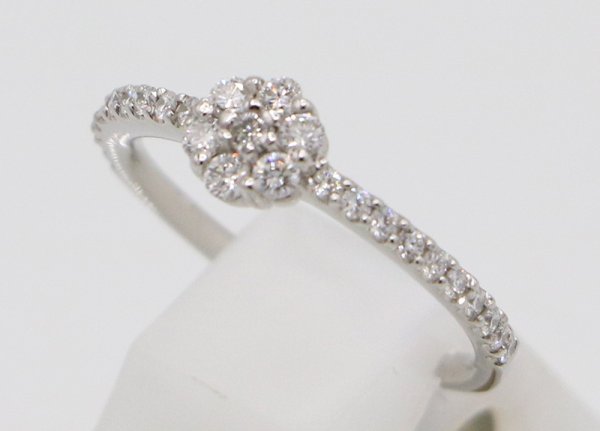 PT900 ダイアイリリング0.30ct 2.60g　サイド
