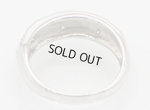 PT900 ダイアイリリング 0.14ct 5.50g　内側