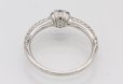 PT900 ダイアイリリング0.30ct 2.60g　内側