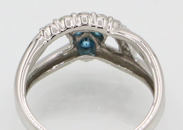 PT900 ダイアイリリング 0.50ct 4.40g　内側