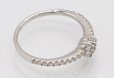 PT900 ダイアイリリング0.30ct 2.60g　サイド