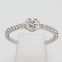 PT900 ダイアイリリング0.30ct 2.60g