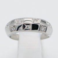 PT900 ダイアイリリング 0.14ct 5.50g