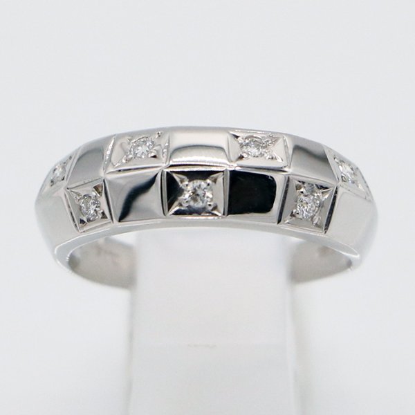 PT900 ダイアイリリング 0.14ct 5.50g