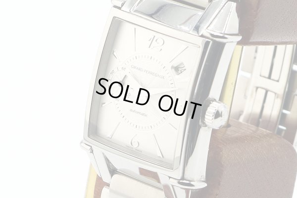 ジラールペルゴ　ヴィンテージ１９４５　２５９３２　銀文字盤　サイド拡大