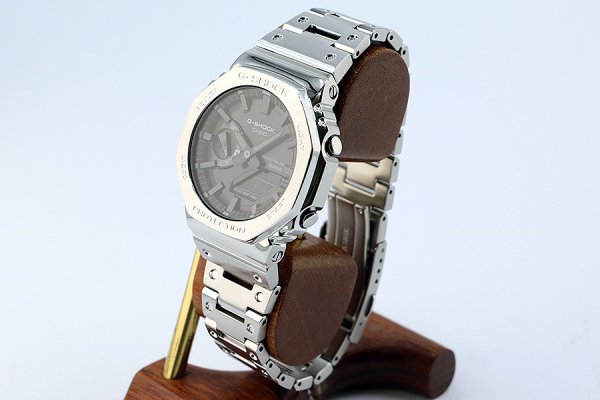 カシオ　Ｇショック　ＧＭ－Ｂ２１００Ｄ　デジアナ　黒文字盤　サイド