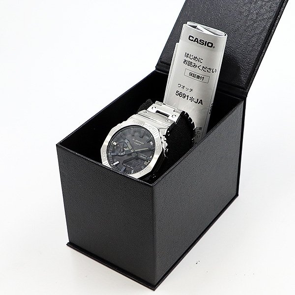 カシオ　Ｇショック　ＧＭ－Ｂ２１００Ｄ　デジアナ　黒文字盤　箱・保証書