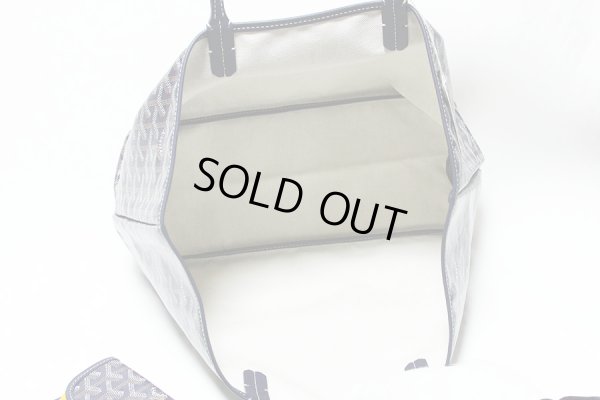 ゴヤール　サン・ルイPM　STLOUIPMLTY12CL12P　ブルーマリン　中身