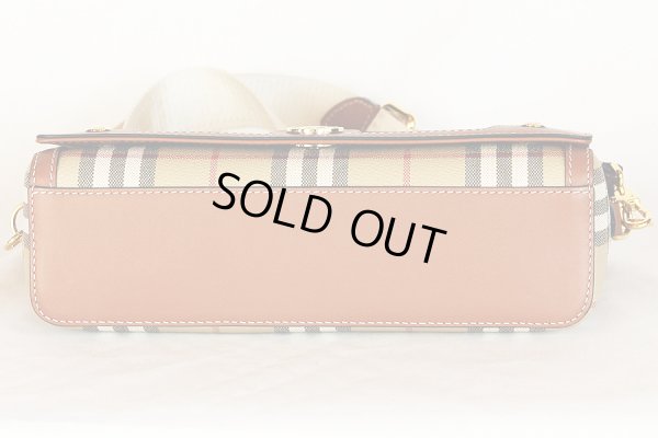 バーバリー　トップハンドルノートバック　8066165　ブライアーブラウン　底