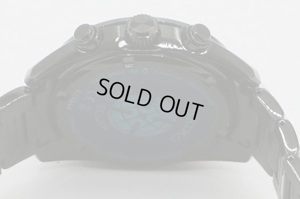 セイコー　アストロン　ＳＢＸＹ０７９　ネビュラ　黒文字盤　緑ベゼル　裏面拡大