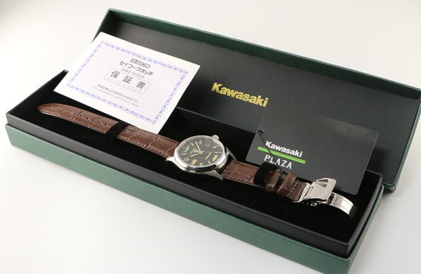 セイコー　カワサキコラボＬＳＡウォッチ　Ｐ１８０９　緑文字盤　箱・無記名保証書
