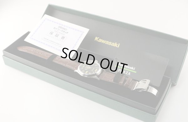 セイコー　カワサキコラボＬＳＡウォッチ　Ｐ１８０９　緑文字盤　箱・無記名保証書