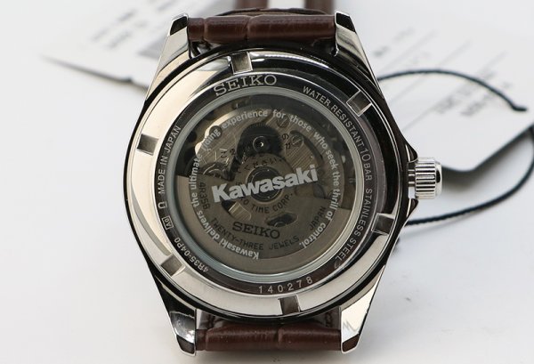 セイコー　カワサキコラボＬＳＡウォッチ　Ｐ１８０９　緑文字盤　裏面