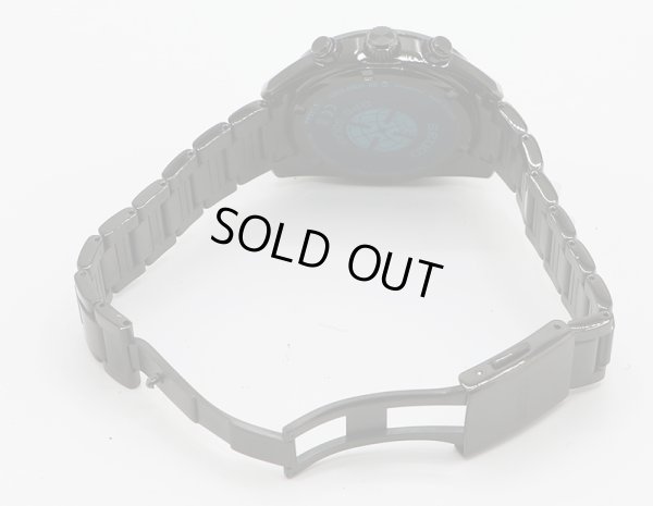 セイコー　アストロン　ＳＢＸＹ０７９　ネビュラ　黒文字盤　緑ベゼル　裏面