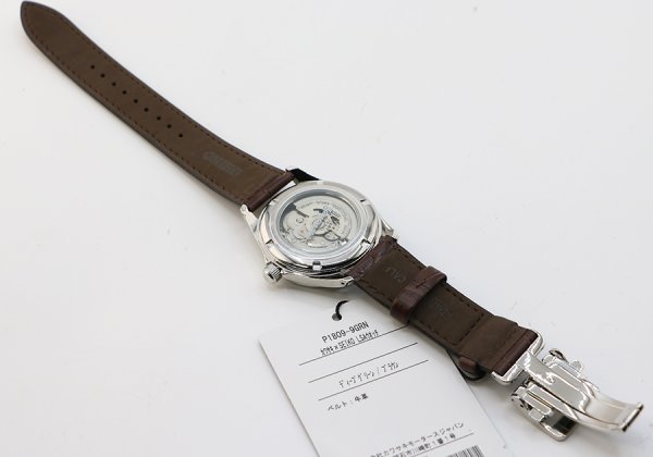 セイコー　カワサキコラボＬＳＡウォッチ　Ｐ１８０９　緑文字盤　裏面全体