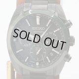 セイコー　アストロン　ＳＢＸＣ０７９　ネビュラ　黒文字盤　緑ベゼル