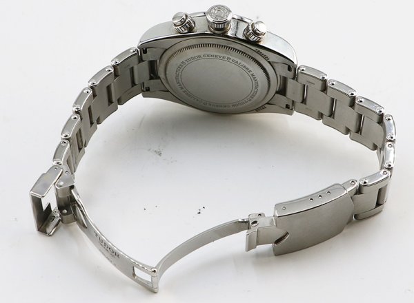 チューダー　ブラックベイ　クロノグラフ　７９３６０Ｎ　白文字盤　黒インダイアル　裏面