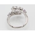 セイレーン アズーロ K18WG アメシストダイアイリリング 0.60ct 0.65ct 5.80g　内側