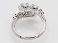 セイレーン アズーロ K18WG アメシストダイアイリリング 0.60ct 0.65ct 5.80g　内側