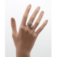 ノーブランドジュエリー PT900 ダイアイリリング 0.824ct 0.47ct 6.90g　装着イメージ