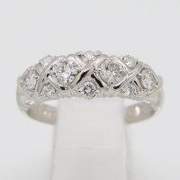 セイコージュエリー PT900 ダイアイリリング 0.71ct 7.10g