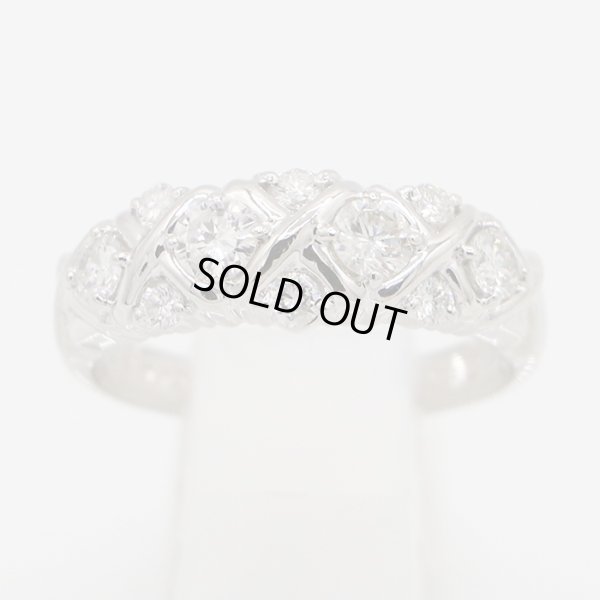 セイコージュエリー PT900 ダイアイリリング 0.71ct 7.10g
