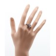 セイレーン アズーロ K18WG アメシストダイアイリリング 0.60ct 0.65ct 5.80g　装着イメージ