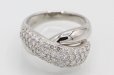 ノーブランドジュエリー PT900 ダイアイリリング 1.00ct 10.10g　拡大