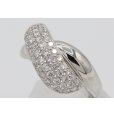 ノーブランドジュエリー PT900 ダイアイリリング 1.00ct 10.10g　サイド