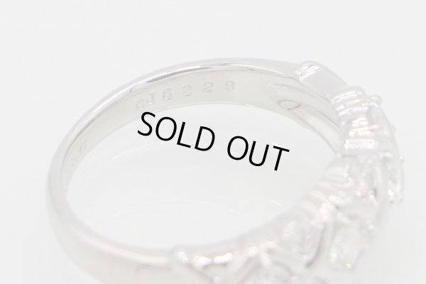 セイコージュエリー PT900 ダイアイリリング 0.71ct 7.10g　刻印(2)