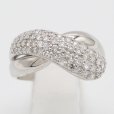 ノーブランドジュエリー PT900 ダイアイリリング 1.00ct 10.10g